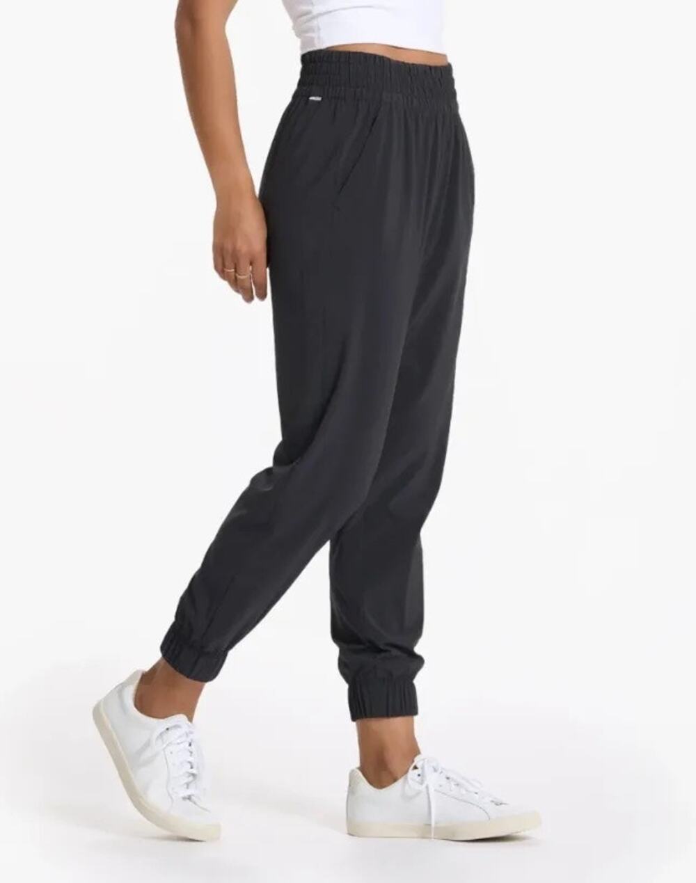 Vuori | Black Women’s Sz L Villa Joggers Activewear Athlesuire Workout Fitness